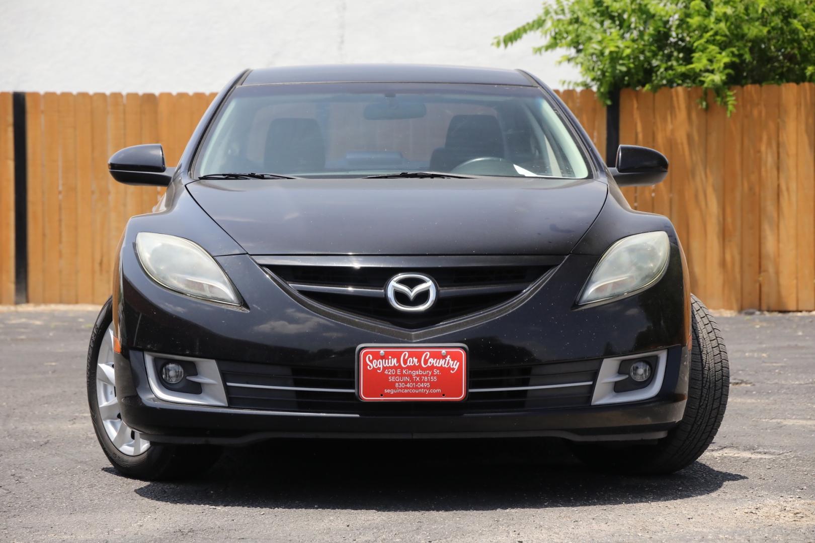 2013 BLACK MAZDA MAZDA6 i Touring (1YVHZ8DH7D5) with an 2.5L L4 DOHC 16V engine, 6-SPEED AUTOMATIC transmission, located at 420 E. Kingsbury St., Seguin, TX, 78155, (830) 401-0495, 29.581060, -97.961647 - Photo#1